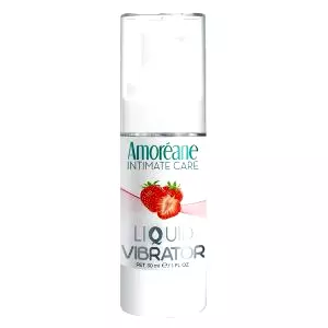 Amoréane tekutý vibrátor Strawberry 30 ml