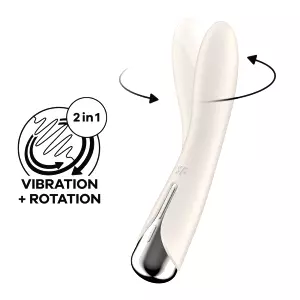Satisfyer Spinning Vibe 1 vibrátor - béžový