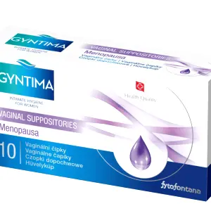 Gyntima vaginálne čapíky Menopausa 10 ks