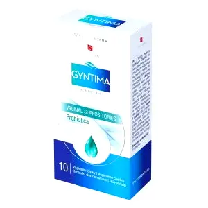 Gyntima vaginální čípky Probiotica 10 ks