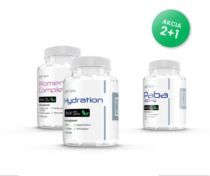 Zerex Balíček Krásna a plná energie 60 + 60 + 100 kapsúl Zerex Balíček Krásna a plná energie 60 + 60 + 100 kapsúl
