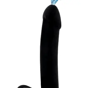 BASIC X AMADEO STRIEKAJÚCE DILDO ČIERNE