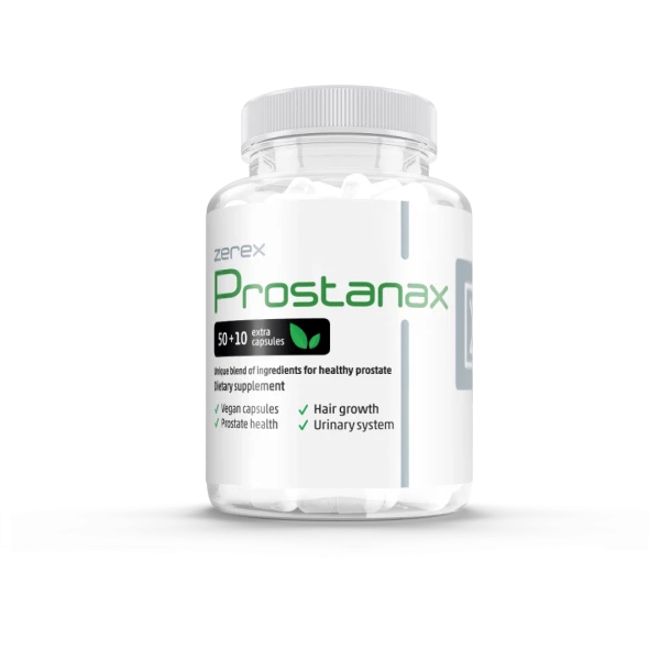 Zerex Prostanax na starostlivosť o prostatu 50 + 10 kapsúl Zerex Prostanax na starostlivosť o prostatu 50 + 10 kapsúl