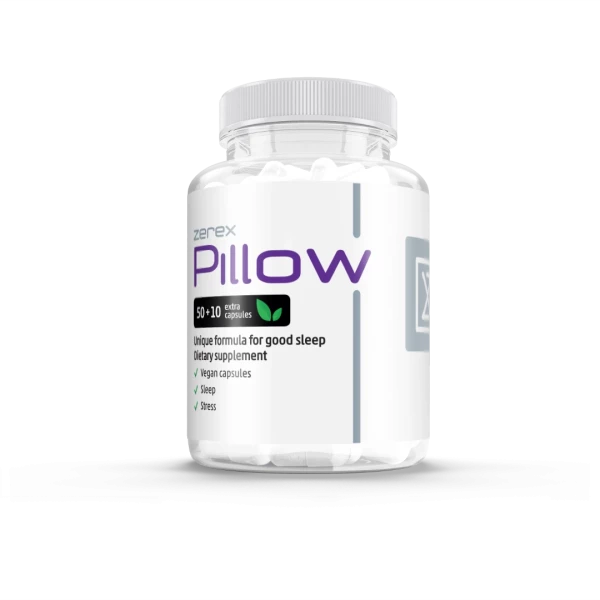 Zerex Pillow pre hlboký spánok 50 + 10 kapsúl Zerex Pillow pre hlboký spánok 50 + 10 kapsúl