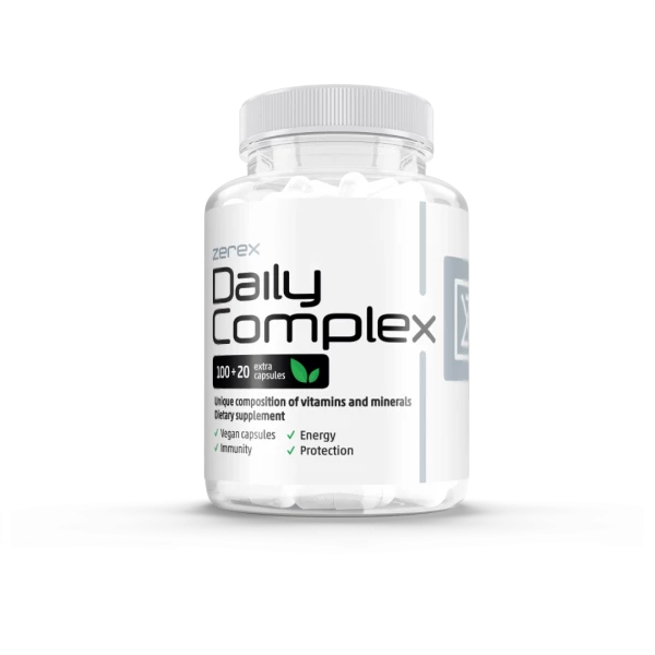 Zerex Daily Complex na podporu imunity 100 + 20 kapsúl Zerex Daily Complex na podporu imunity 100 + 20 kapsúl