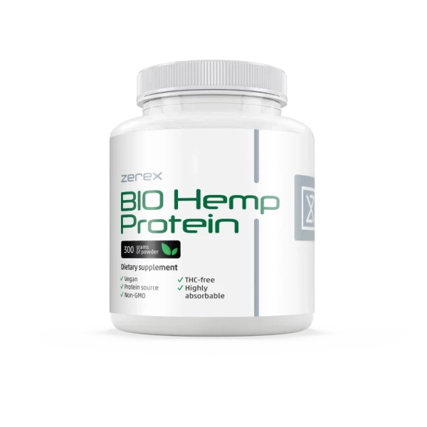Zerex BIO Konopný Proteín v prášku - doplnenie bielkovín 300 g Zerex BIO Konopný Proteín v prášku - doplnenie bielkovín 300 g