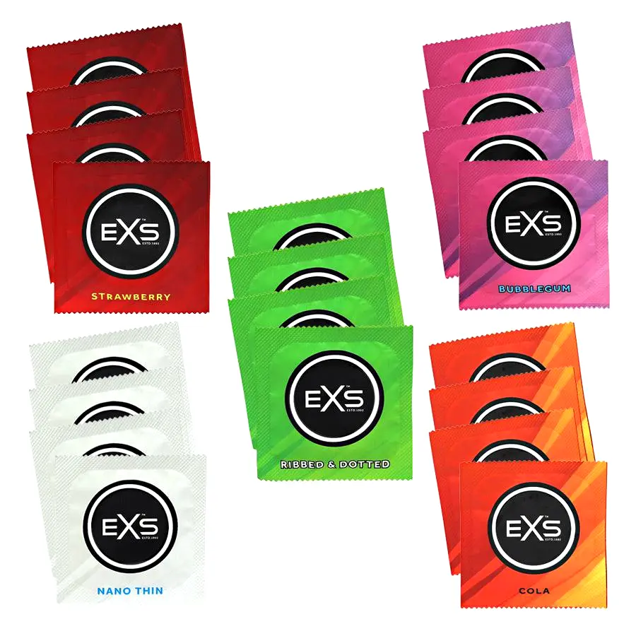 EXS kondomy Mix III. testovací sada 20 ks EXS kondomy Mix III. testovací sada 20 ks