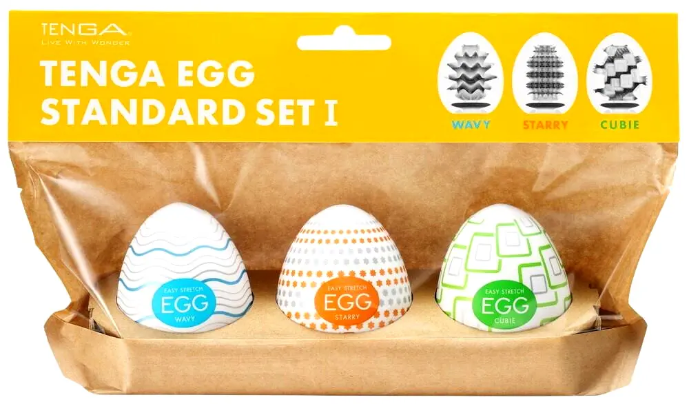 TENGA Egg masturbátory Standard set 1 TENGA Egg masturbátory Standard set 1