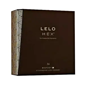 Lelo HEX respect XL kondómy 36 ks