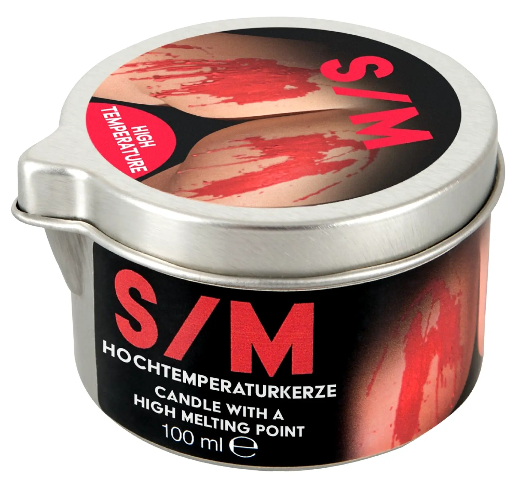 S/M Candle in a Tin svíčka - varianta HOT 100 ml S/M Candle in a Tin svíčka - varianta HOT 100 ml