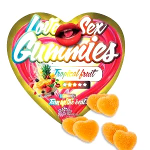 Love Sex Gummies - Tropical Fruit 6 ks (doplněk stravy)