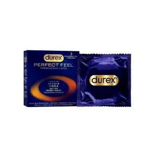 Durex kondomy Perfect Feel 3 ks