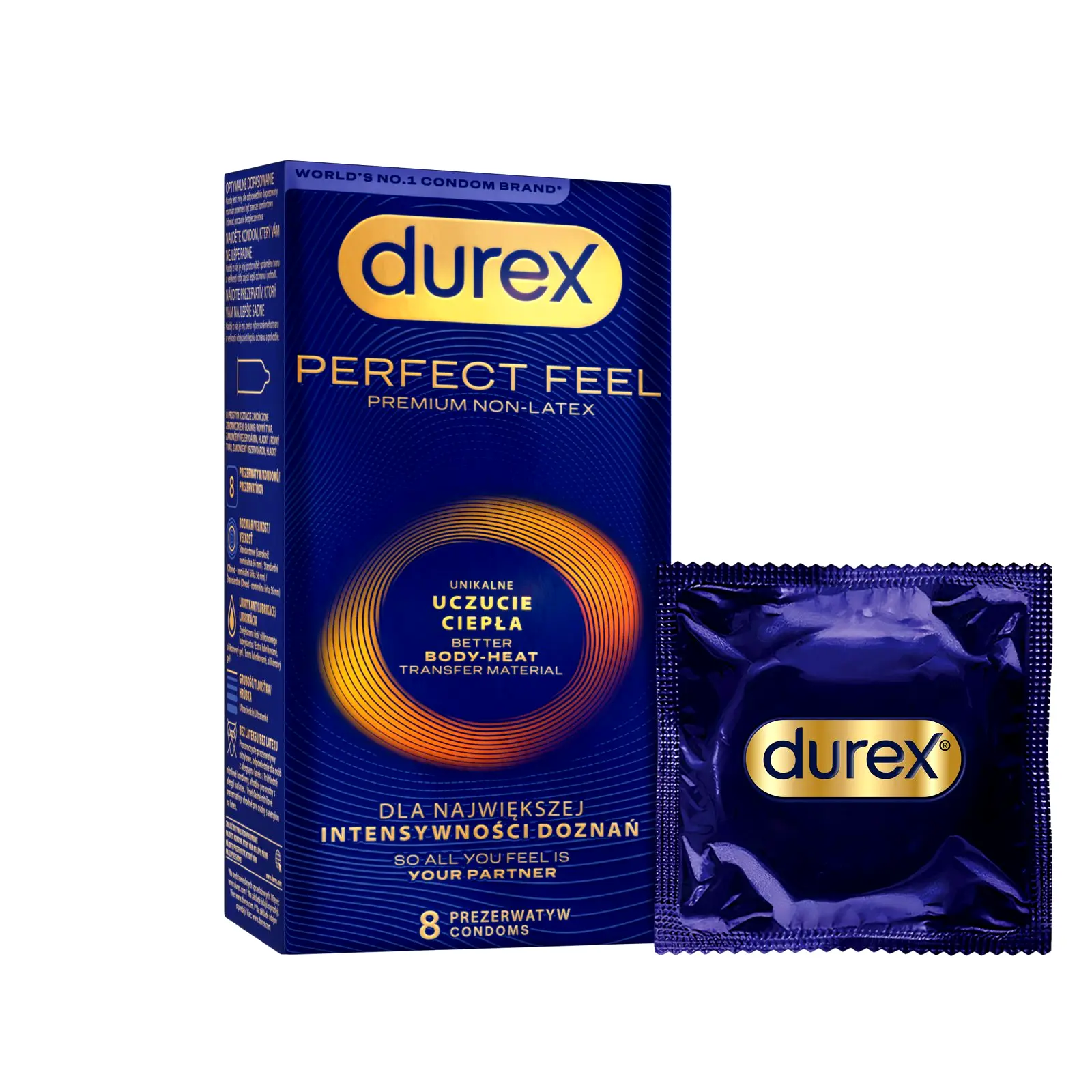 Durex kondomy Perfect Feel 8 ks Durex kondomy Perfect Feel 8 ks