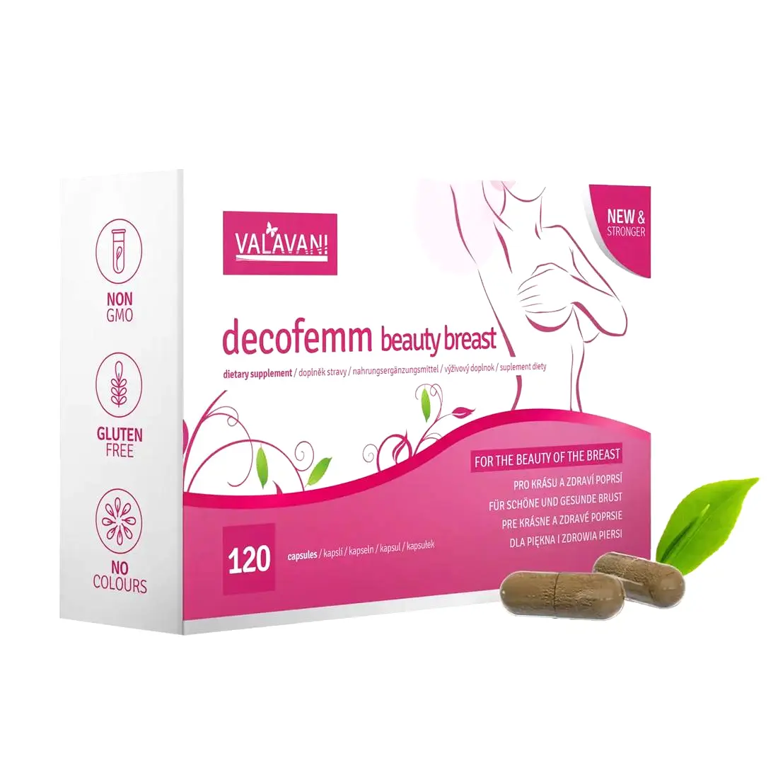 DecoFemm Beauty Breast 120 kapsúl doplnok stravy DecoFemm Beauty Breast 120 kapsúl doplnok stravy