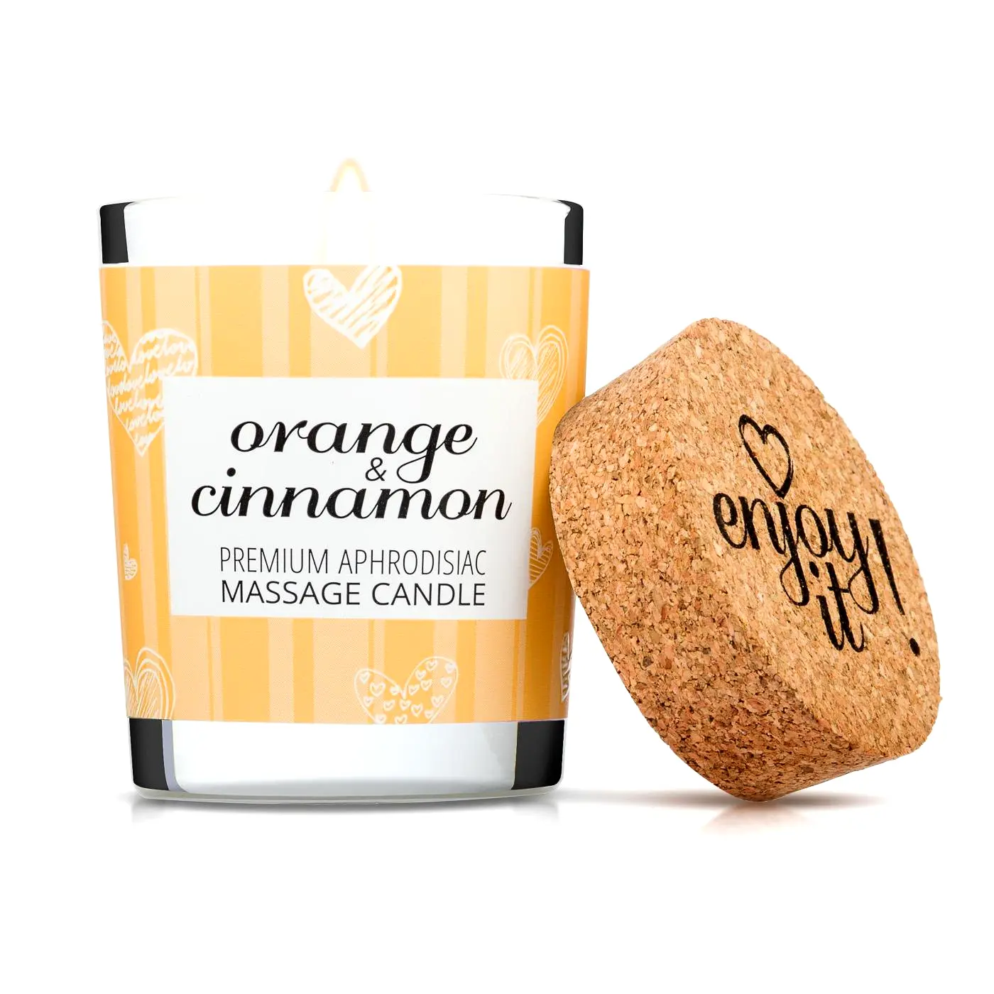 Enjoy it! Masážní svíčka Orange and cinnamon 70 ml Enjoy it! Masážní svíčka Orange and cinnamon 70 ml