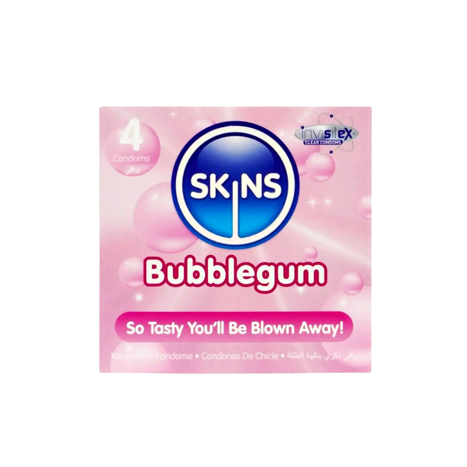 SKINS kondomy Bubblegum 4 ks SKINS kondomy Bubblegum 4 ks