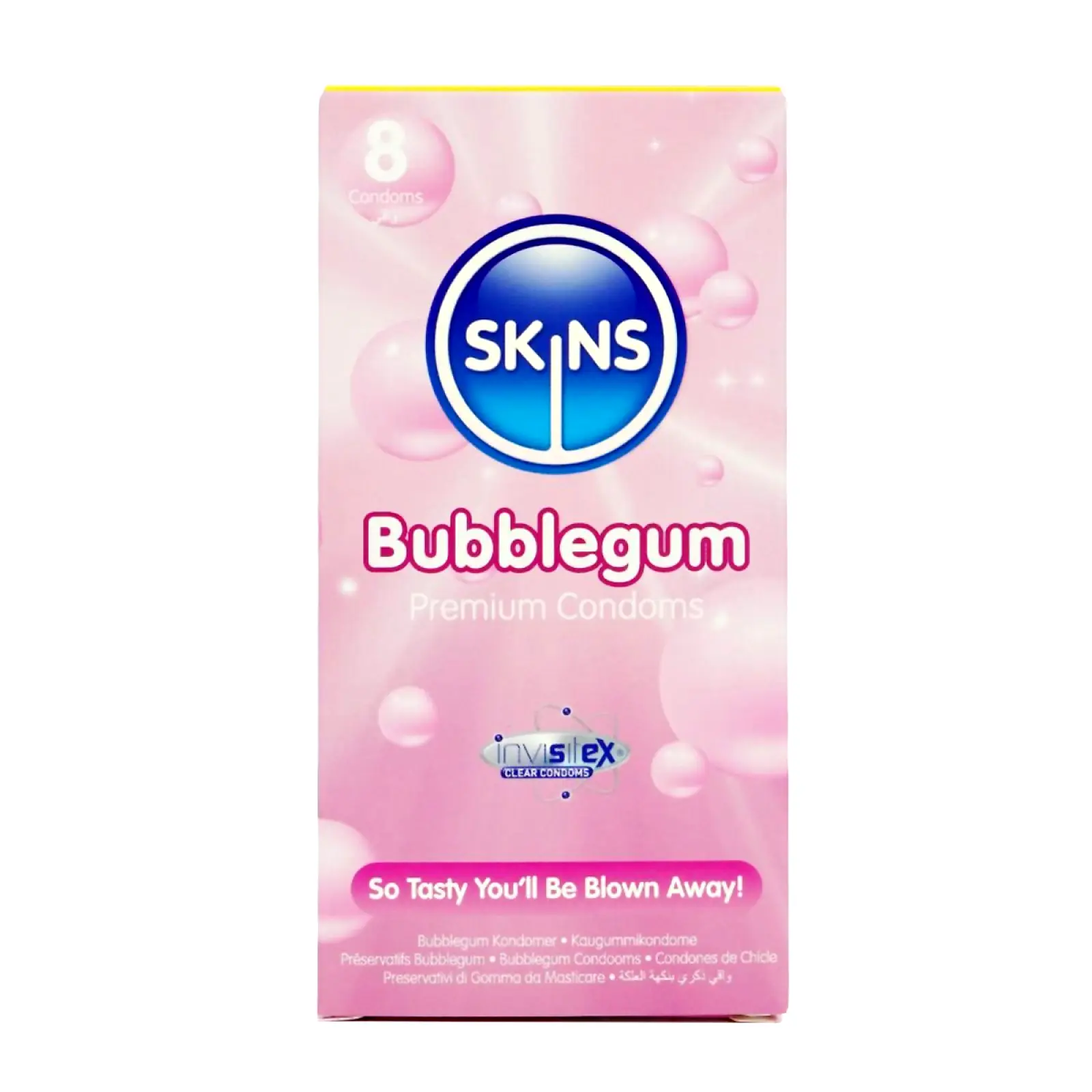 SKINS kondomy Bubblegum 8 ks SKINS kondomy Bubblegum 8 ks