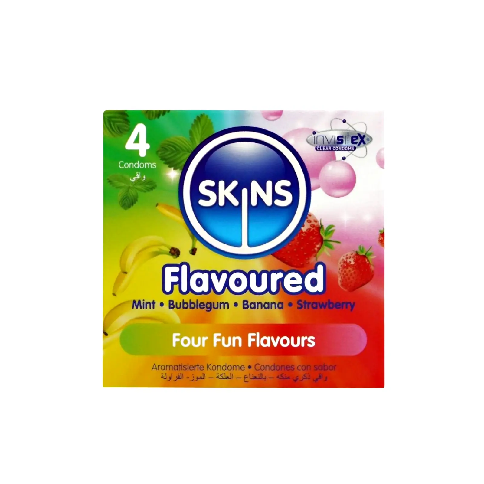 SKINS kondomy Flavours 4 ks SKINS kondomy Flavours 4 ks