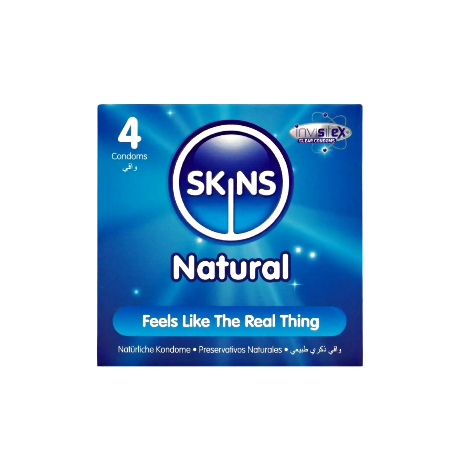 SKINS kondomy Natural 4 ks SKINS kondomy Natural 4 ks