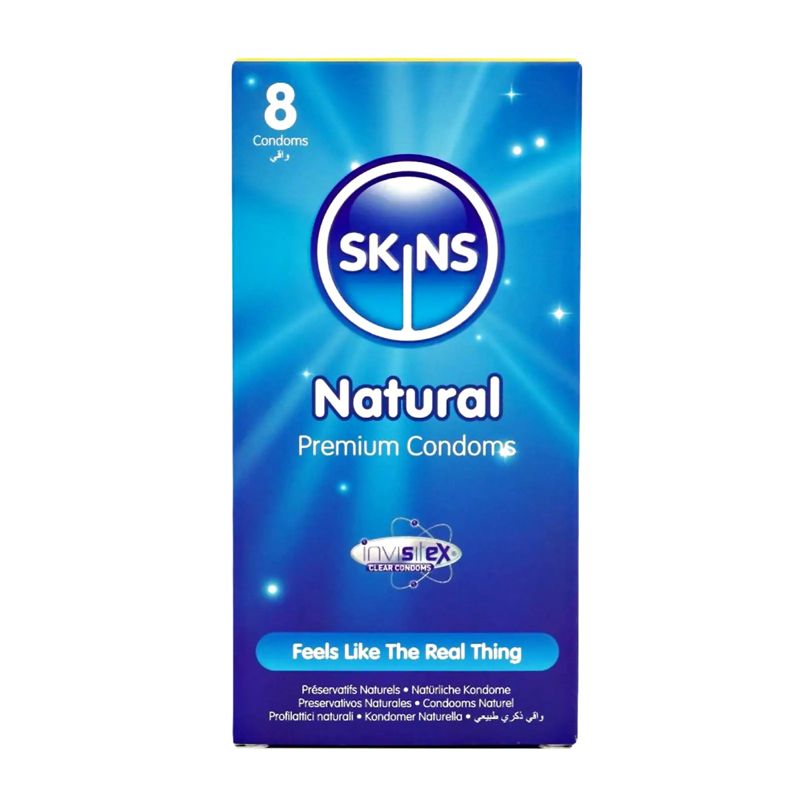 SKINS kondomy Natural 8 ks SKINS kondomy Natural 8 ks