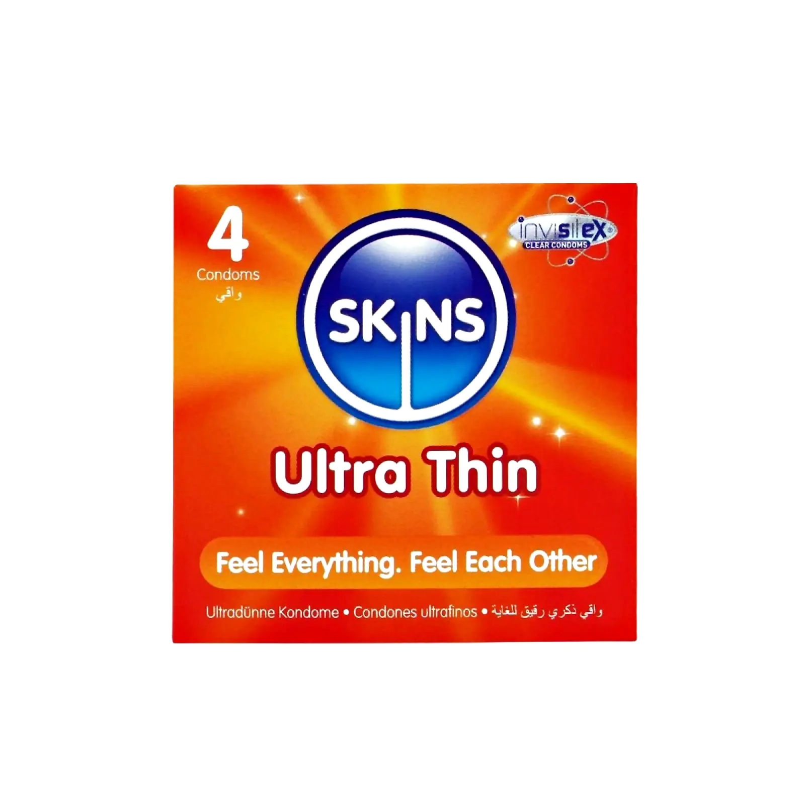 SKINS kondomy Ultra thin 4 ks SKINS kondomy Ultra thin 4 ks