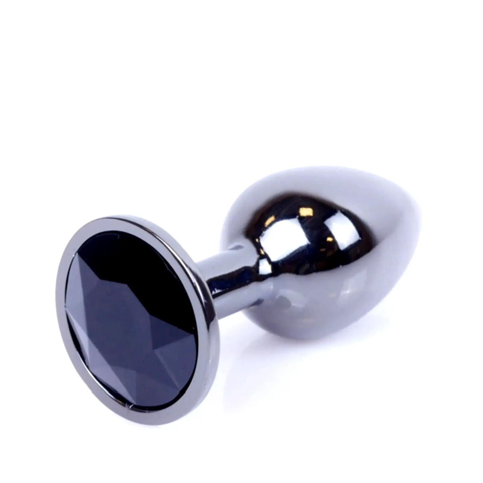 HeavyFun Dark Silver anální kolík S - černý HeavyFun Dark Silver anální kolík S - černý