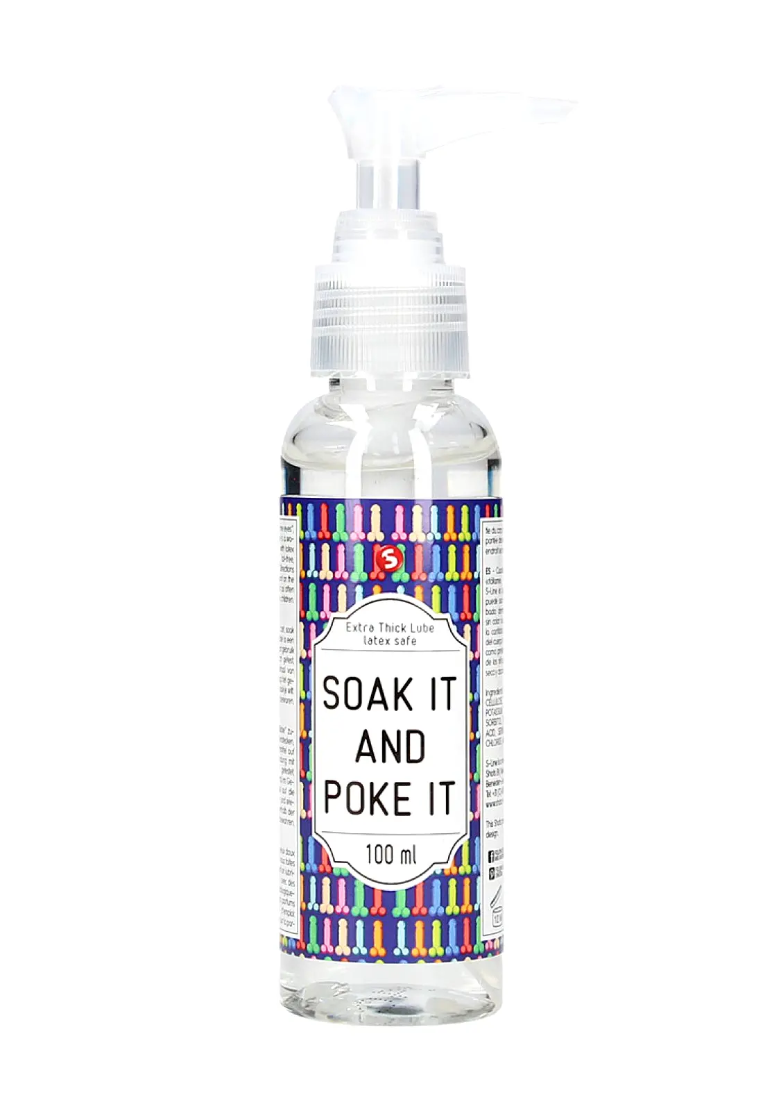S-Line Soak It And Poke It - Extra Thick Lubricant - 3 fl oz / 100 ml S-Line Soak It And Poke It - Extra Thick Lubricant - 3 fl oz / 100 ml