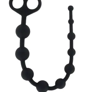 Boyfriend beads anální šňůra černá