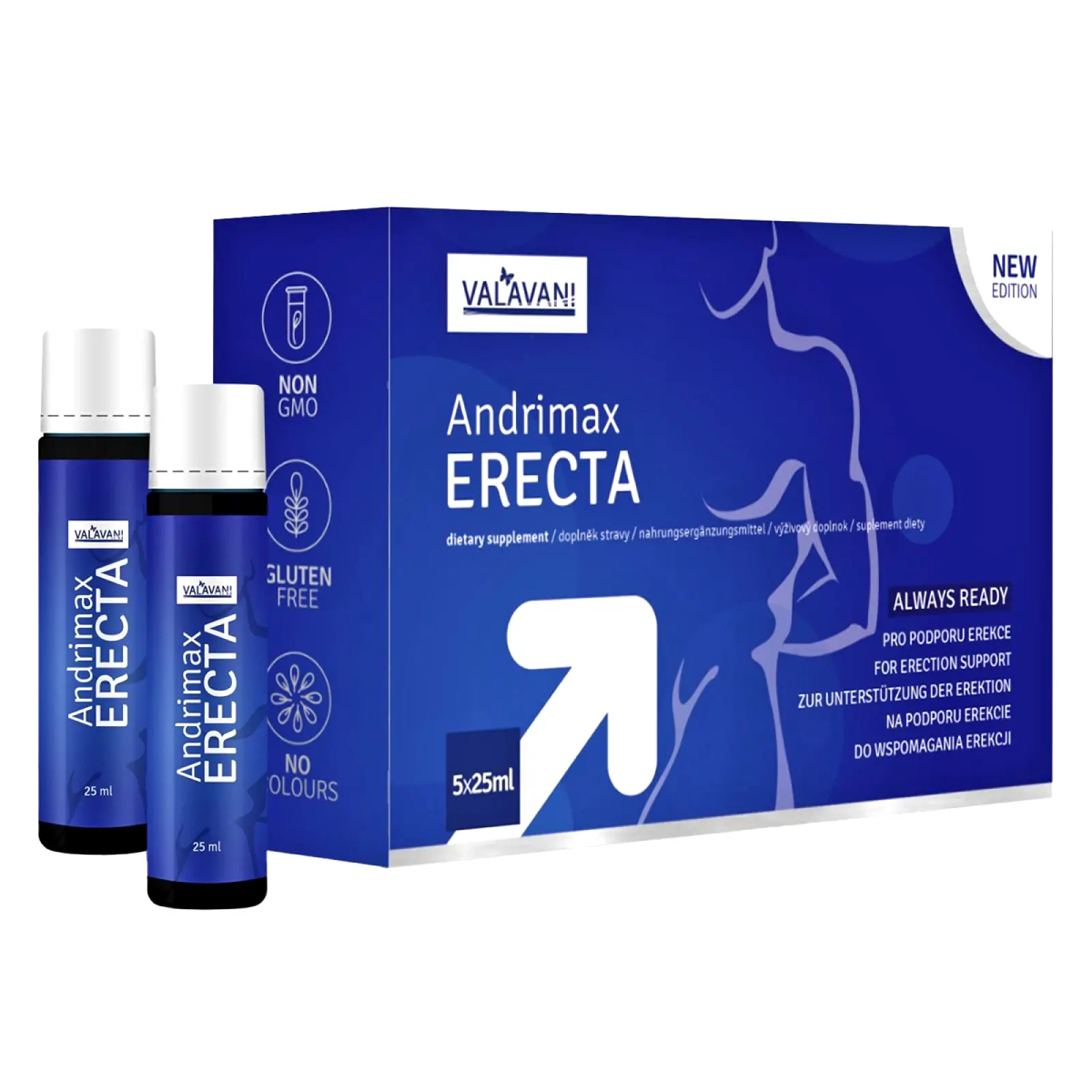 Andrimax Erecta 5x25ml doplněk stravy Andrimax Erecta 5x25ml doplněk stravy