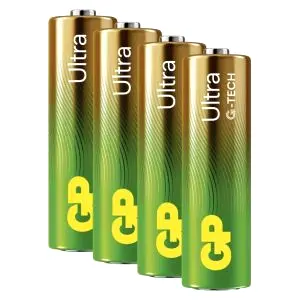 GP Ultra - alkalická batéria AA 4 ks