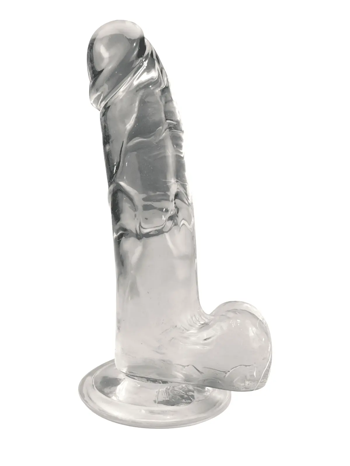 BASIC X Rocco transparentný penis s prísavkou M BASIC X Rocco transparentný penis s prísavkou M