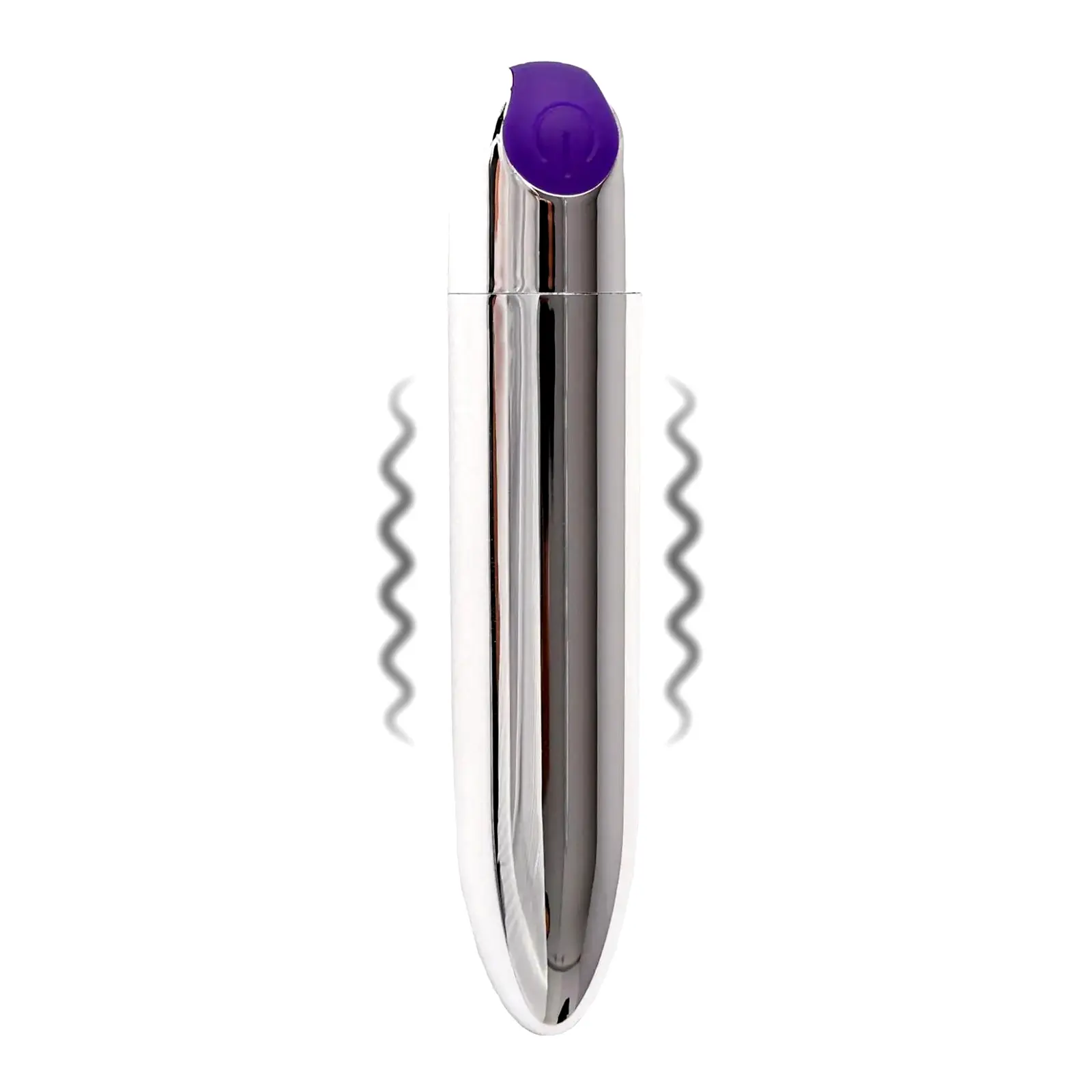 BASIC X Gina minivibrátor strieborný BASIC X Gina minivibrátor strieborný