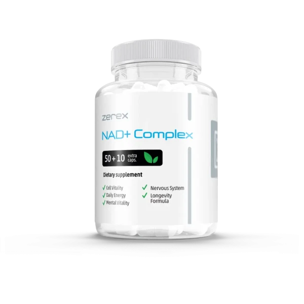 Zerex NAD+ Complex 50 + 10 kapsúl Zerex NAD+ Complex 50 + 10 kapsúl