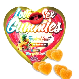 Love Sex Gummies – Tropical Fruit 6 ks (doplněk stravy)