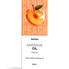 Satisfyer masážní olej Peach 250 ml