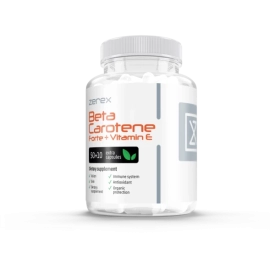 Zerex Betakarotén Forte + Vitamín E – žiarivá a mladá pleť 50 + 10 kapsúl