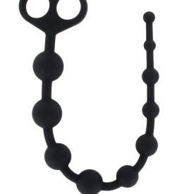 Boyfriend beads anální šňůra černá