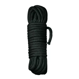 Bondage lano Black Rope Shibari 3 m – čierne