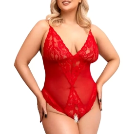 Cottelli Curves Body – červené: XXL