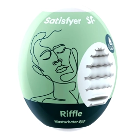 Satisfyer Masturbátor Egg Single riffle