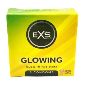 EXS Glow kondómy 3 ks