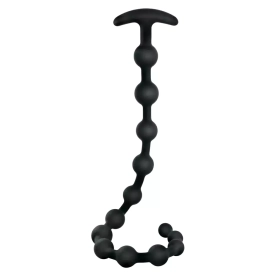 Black Velvets Anal Beads Silicone 50 cm
