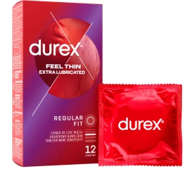 Durex kondómy Feel Thin Fetherlite Elite Extra Lubricated 12 ks