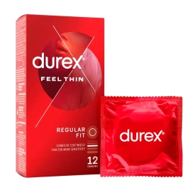 DUREX Feel Thin Regular fit kondómy 12 ks