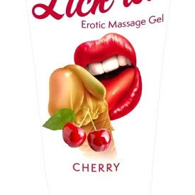 Lick it! Lubrikačný a masážny gél Čerešňa 50 ml