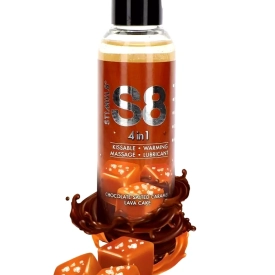 S8 4 in 1 Dessert Lubrikačný gél čokoláda a slaný karamel125 ml
