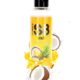 S8 4 in 1 Dessert Lubrikačný gél ananás a kokos125 ml