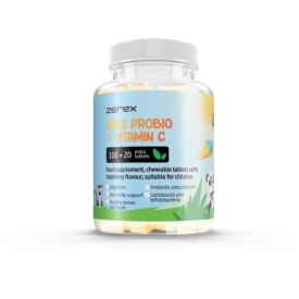 Zerex Kids Probio + Vitamín C – zdravé trávenie pre vaše deti 100 + 20 tbl.