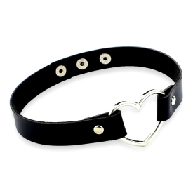 Kinky Pleasure Punk style choker Black