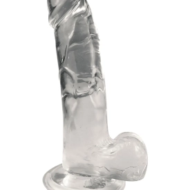 BASIC X Rocco transparentný penis s prísavkou M